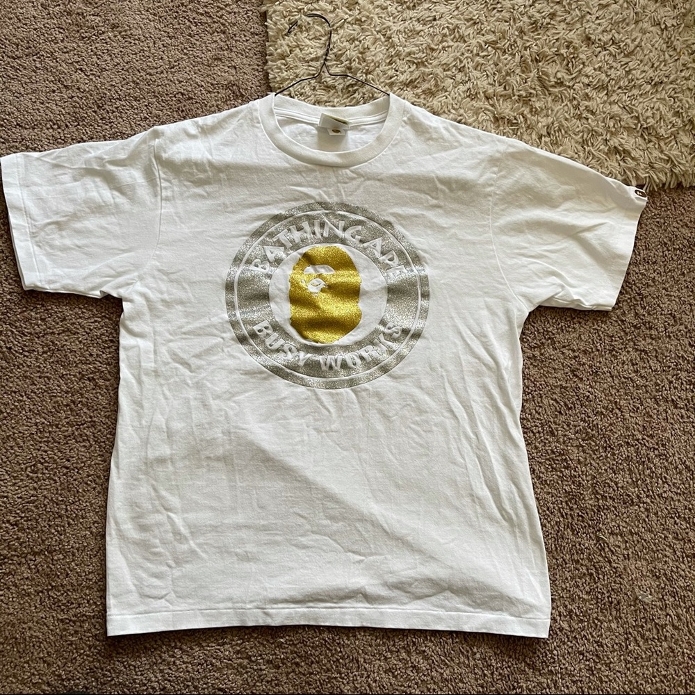 Bathing Ape Bape Glitter Tee